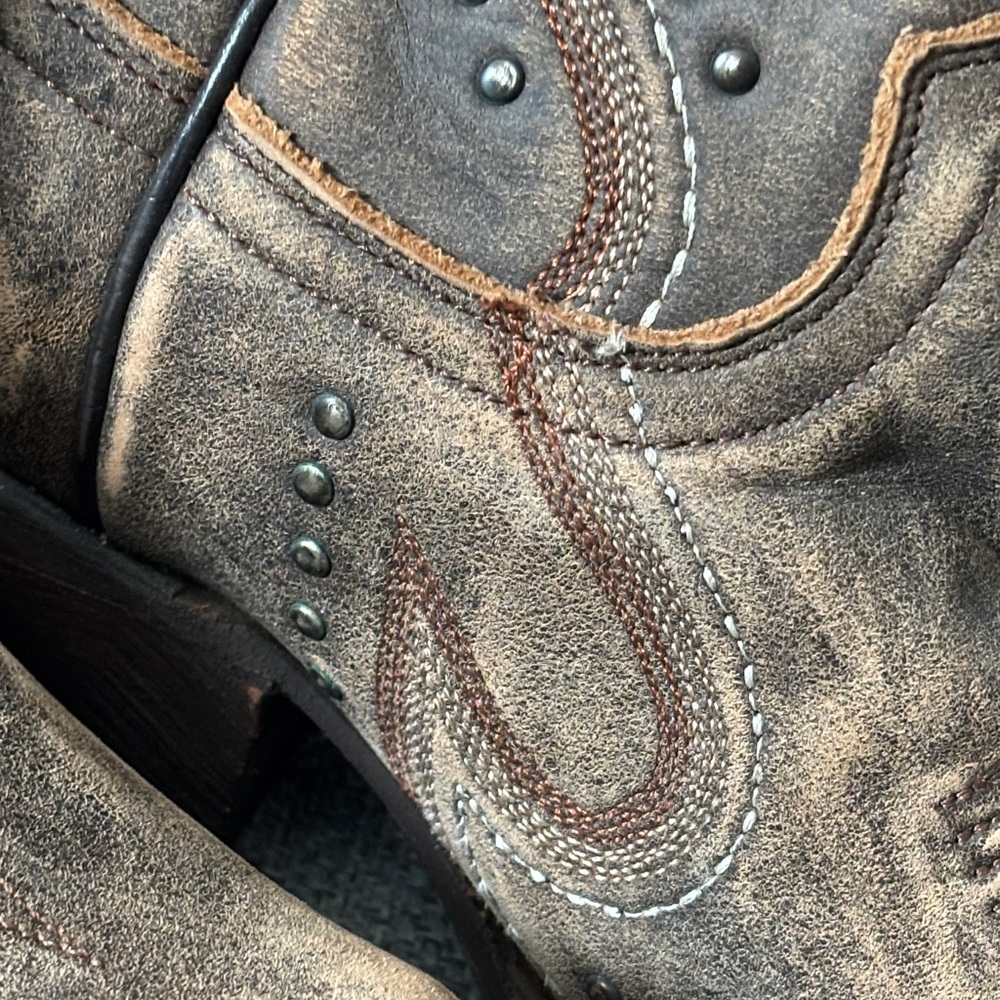 Caborca Brand Womans Distressed Boots Sz 7.5 - Picture 13 of 13